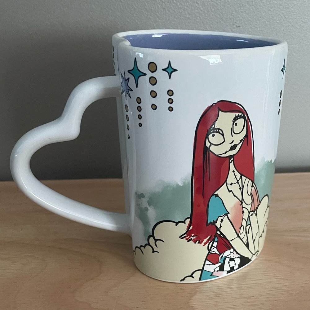 Disney Nightmare Before Christmas Jack Skellington Sally Coffee Ceramic Mug Cup